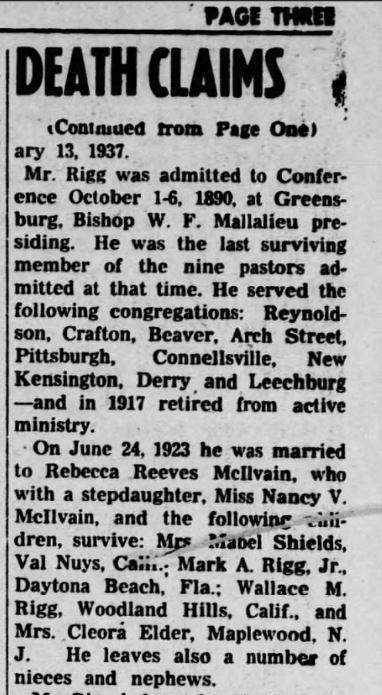 Mark A. Rigg